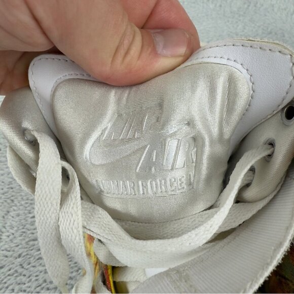 Nike Lunar Air Force 1 High Top Sneakers Size 7 - Picture 10 of 14